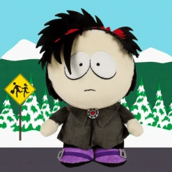 South Park X Kidrobot Goth Kid Pete 8in Phunny Plush