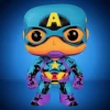 Marvel Funko Pop! Captain America (Black Light Neon) #648