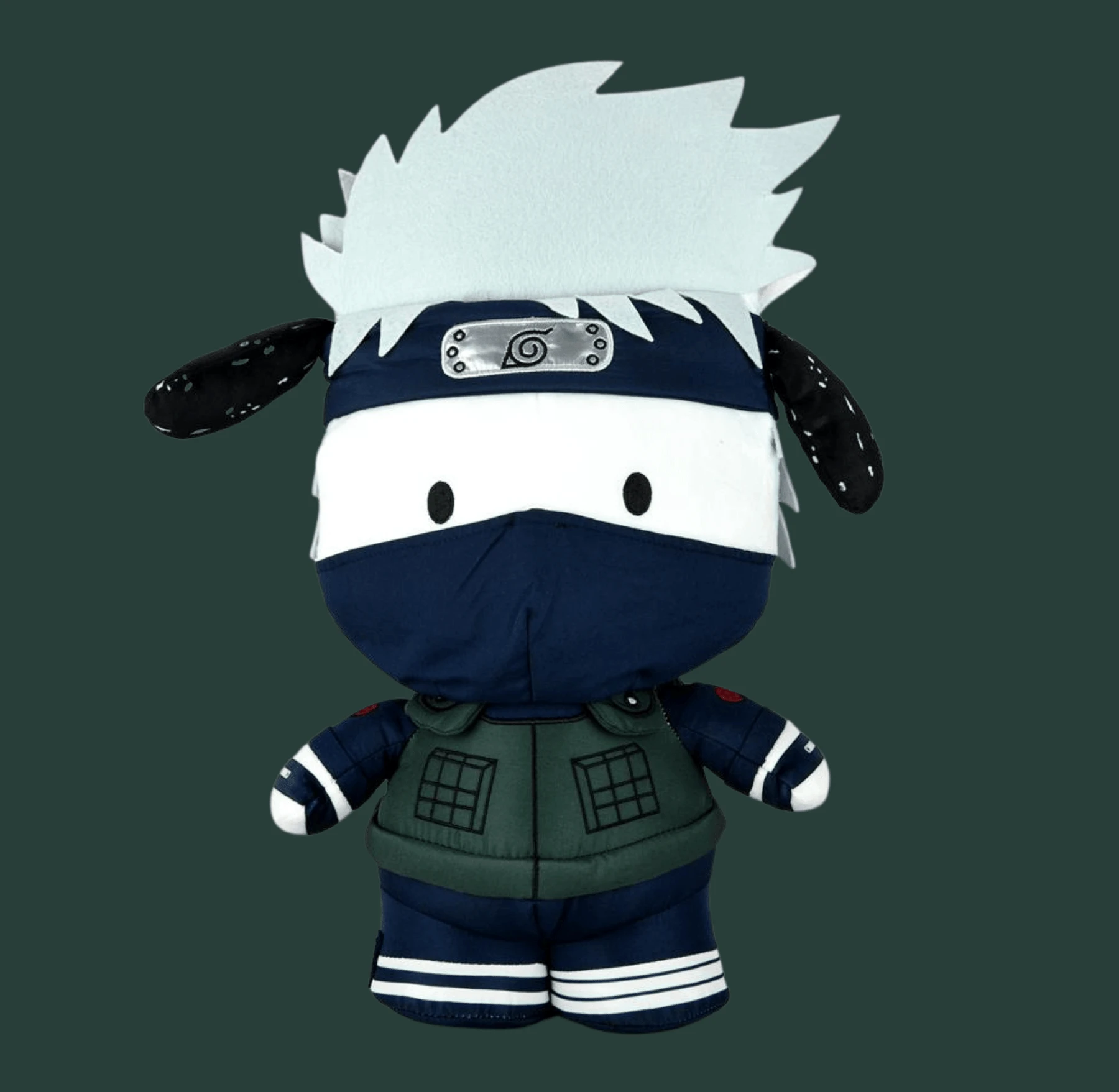 Naruto Shippuden X Sanrio Kidrobot Pochacco Kakashi 13in Plush 3 Naruto Shippuden X Sanrio Kidrobot Pochacco Kakashi 13in Plush