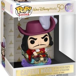 Walt Disney World 50th Funko Pop! Rides Captain Hook (on Peter Pan's Flight Attraction) #109 -Nintendo Sales 614Ta1jF5HL. AC SL1300 1800x1800