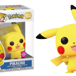 Pokemon Funko Pop! Pikachu (Waving) (Flocked) #553 -Nintendo Sales 62469 pokemon pikachu waving flocked funko pop popcultcha 2 1800x1800