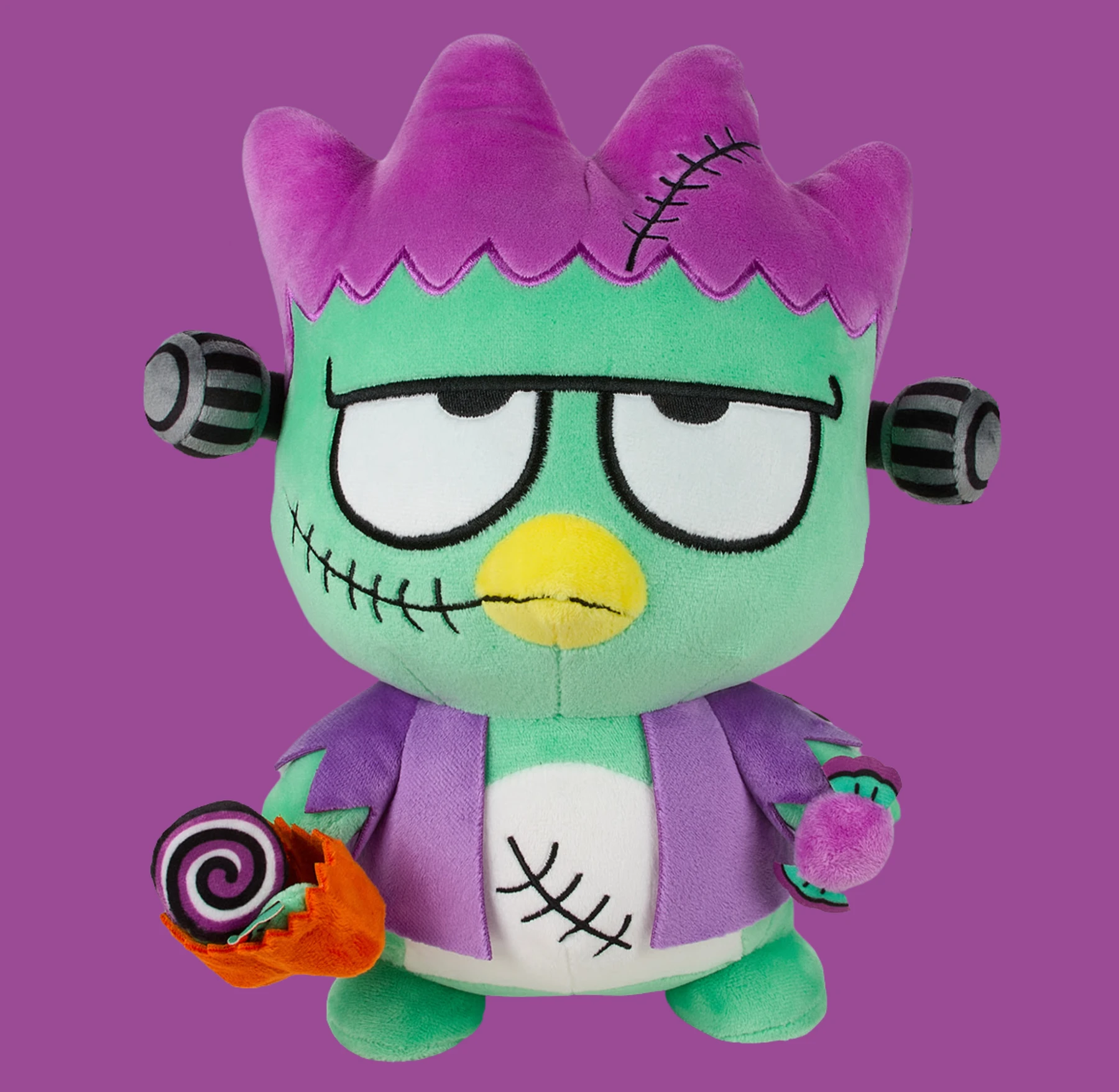 Hello Kitty And Friends X Kidrobot Halloween Badtz-maru (Frankenstein) 13in Plush 3 Hello Kitty And Friends X Kidrobot Halloween Badtz-maru (Frankenstein) 13in Plush