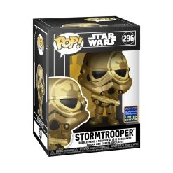 Star Wars Funko Pop! Stormtrooper (Gold Metallic) (WonderCon 2021) (Shared Sticker) #296 -Nintendo Sales FUN54274 StarWars Stormtrooper POPA 1800x1800