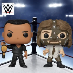 WWE Funko Pop! The Rock Vs. Mankind (2 Pack)
