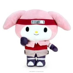 Naruto Shippuden X Sanrio Kidrobot My Melody Sakura 13in Plush -Nintendo Sales Kidrobot Hello Kitty Naruto My Melody Sakura Plush 1 1200x ab9c7eb9 11fe 4ffd 826b e53eecec332f 1800x1800