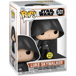 Star Wars: The Mandalorian Funko Pop! Luke Skywalker (Hooded) (GITD) #501 -Nintendo Sales LUKE 1800x1800