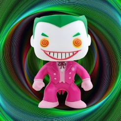 DC Breast Cancer Awareness Funko Pop! Joker (Shared Sticker) #362