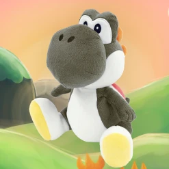 BANPRESTO Nintendo Super Mario Bros. Little Buddy Black Yoshi 8in Plush