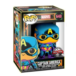 Marvel Funko Pop! Captain America (Black Light Neon) #648 -Nintendo Sales ScreenShot2022 02 03at1.26.31PM 1800x1800