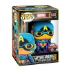 TOY RESCUE: Marvel Funko Pop! Captain America (Black Light Neon) #648 (Non-Mint)