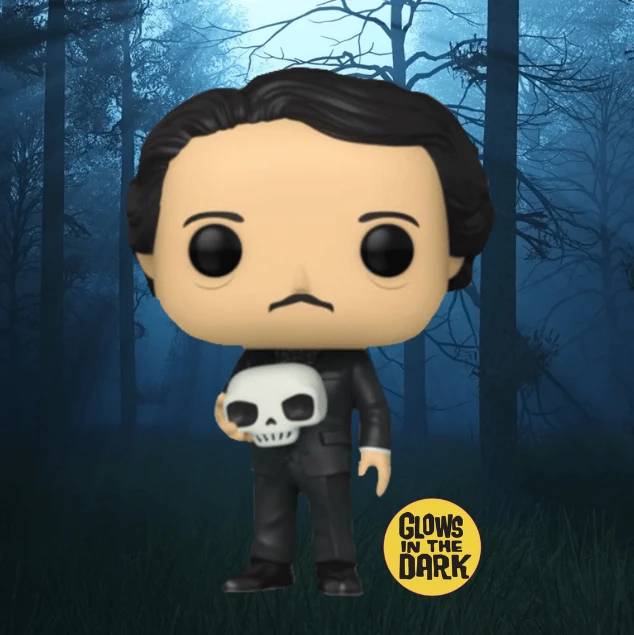 Icons Funko Pop! Edgar Allan Poe (with Skull) (GITD) #21 3 Icons Funko Pop! Edgar Allan Poe (with Skull) (GITD) #21