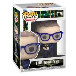 TOY RESCUE: The Matrix Resurrections Funko Pop! The Analyst (with Cat) #1176 (Non-MInt)