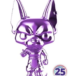 TOY RESCUE: Dragon Ball Super Funko Pop! Beerus (Purple Chrome) (Non-Mint)