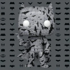 Batman Day Funko Pop! Batman (Black & White W/Bats) (Artist Series) (with Pop! Hard Stack) #41