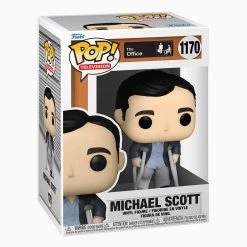 The Office Funko Pop! Michael Scott (with Crutches) #1170 -Nintendo Sales michelbox 1800x1800