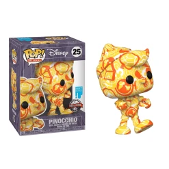 Pinocchio 80th Anniversary Funko Pop! Pinocchio (School Bound) (Orange And Yellow)(Artist Series) (with Pop! Hard Stack) -Nintendo Sales pinocchio art box 1800x1800