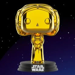 Star Wars Funko Pop! Princess Leia (Gold Chrome) #295