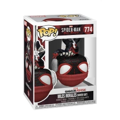 Marvel's Spider-Man Funko Pop! Miles Morales (Winter Suit) (Hanging Upside Down) #774 -Nintendo Sales spidermanmilemoralesexclusive wintersuit upsidedown 1800x1800